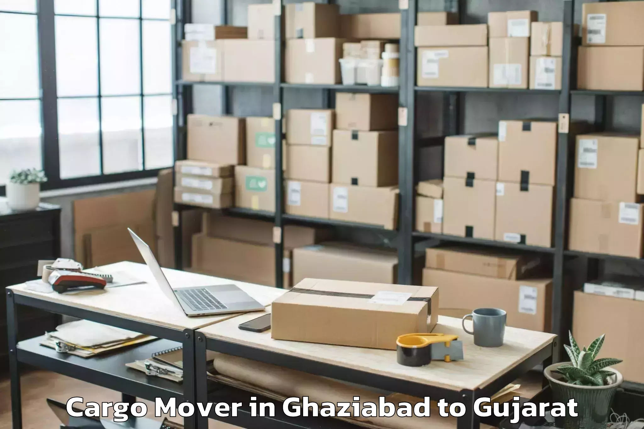 Quality Ghaziabad to Gujarat National Law Universit Cargo Mover